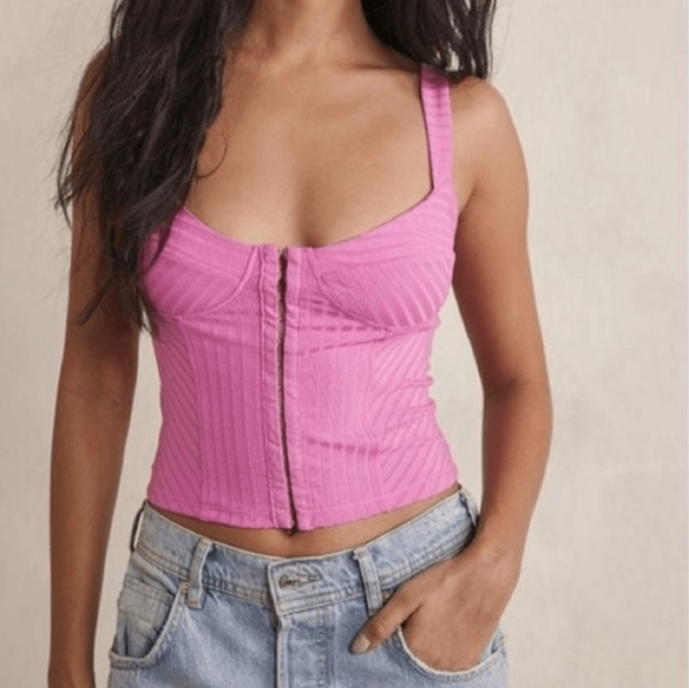 Intimately By Free People Pink Corset XS‎
